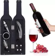 Corkscrew Wine Opener Set Accessories: 5 Pieces Wine Sommelier Set, Deluxe Wine