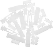 HEATSHAKING 12 Set Vertical Blind Replacement Kit with Stems and Gears Compatibility for Vertical Blinds Complete Repair for Issues Easy Installation White Plastic Components