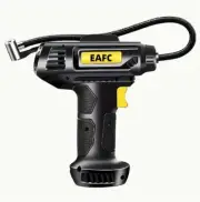 Portable Air Compressor: 150PSI Cordless Car Tire Inflator Pump W/Pressure Gauge