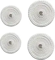 Ciieeo 4Rolls Cotton Meat Netting Elastic Sausage Net for Pork Ham Meat Packaging Kitchen String for Trussing Storage Odorless Practical