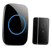 Door Chime When Door Opens, FullHouse Door Sensor 1 Sensor + 1 Receiver Black