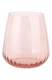 VIETRI Francesca Double Old Fashioned Glass in Pink at Nordstrom One Size