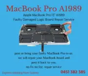 Apple MacBook Pro 13 inch A1989 2018 2019 Faulty Damaged Board Repair Service