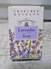 Crabtree & Evelyn Lavender Bar Soap 3.5 oz