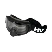 HeatVue HeatWave Heated Goggles for Winter Snowmobiling (Black w/ Clear Lens)
