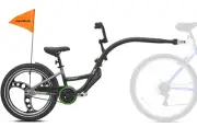 WeeRide Link PRO Tagalong Trailer Baby Child Bike Seat Black Tag a long