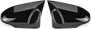OSEAY Pair Car Door Side Wing Rearview Mirror Cover Cap Fit For Toyota Camry 2012-2016 2017 M Style Rear View Mirror Cover Accessories(Glossy Black)