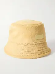 [Jacquemus] Jacquemus - Sperone Pony Hair Bucket Hat - Beige - 58 58 Neutrals