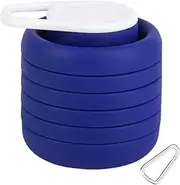 Hiking Cup,Camping Mug | 600ml Folding Food Grade Water Bottle Reusable for Travel Bike Camping Cruise Cycling Outdoor Walking Jogging