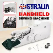 Portable Cordless Handheld Sewing Machine Stitch Home Mini Clothes Hand Held AU