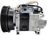 GHFA AC Compressor - Compatible for Mazda 323 323F Protege Protege5 2.0L L4 - Replaces OEM H12AOAH4JU B26K-61-450D B26K61450D H12A1AA4DG - Air Conditioning Pump(Pulley Grooves 5PK)