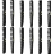 Cleopatra 420 Flat Square Back Barber Comb (Pack of 12)