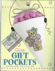 Little Girl Fillette Quick Gift Pockets Counted Cross Stitch Kit