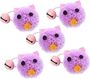 ERINGOGO 5Pcs Interactive Cat Mouse Plush Mice Shaped Pet for Kittens Boring Engage Cats Active Indoor Play