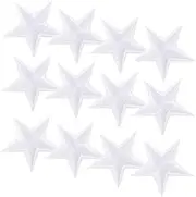 SMASOLO 50pcs Star Embroidered Patches Iron Sew Fashionable Star Shape Patches for DIY Projects Clothing Shoes Bags for Creative Decoration