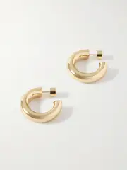 [Jennifer Fisher] Jennifer Fisher - Jamma Huggies Gold-plated Hoop Earrings - One size One size Gold