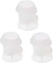 COHEALI 3pcs Candle Mold Silicone Molds DIY Molds DIY Accessory Candle Mould Silicone DIY Mold DIY Silicone Mould DIY Craft Making Mold Cake Mold 3D Silica Gel Epoxy White Accessories