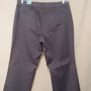 Dockers Women's Favorite Fit Pants Size 16 Brown Flat Front Pockets