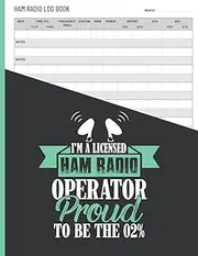 Ham Radio Log Book: Amateur Radio Station Log Book (Sized 8.5"x11", 110 Pages) 1000+ Contracts Amateur Radio Log Book With Quick Reference Guide