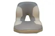 Gray Universal Lawn Mower Zero Turn Seat 16" Back 11.25x11 Mount
