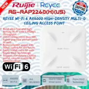 Reyee RG-RAP2260(H)(US) Wi-Fi 6 AX6000 High-density Multi-G Ceiling Access Point