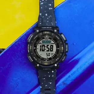 【CASIO 卡西歐】戶外裝備太陽能電子錶 深海藍 51.7mm(PRG-340SC-2)