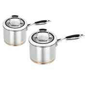Scanpan Coppernox Saucepan with Lid - 16cm/1.8L
