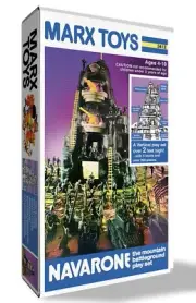 Marx " Navarone Mountain Battleground" Play Set Box