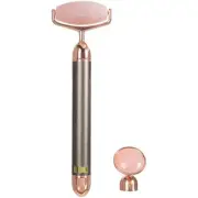 Electric Face Roller & Eye Massager, 2 in 1 Vibrating Skin Care Tool, Rose Qu...