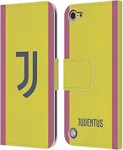 Head Case Designs Officially Licensed Juventus Football Club Away 2024/25 Kit Leather Book Wallet Case Cover Compatible with Apple iPod Touch 5G 5th Gen