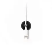 9pc BlueLounge CableDrop Mini Cords/Wires/Earphones Organiser/Holder 1.9cm Black