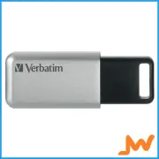 Verbatim Secure Pro USB 3.0 Flash Drive 64 GB - Silver