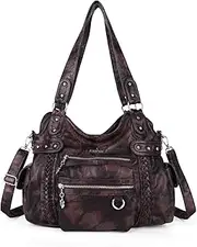 [angel kiss] Hobo Handbags for Women Soft PU Leather Shoulder Handbags Ladies Purses