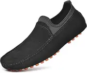 [Minishion] Boys Mens Fashion Loafers Dress Shoes with Arch Support Driving Moccasins YY009