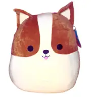 Squishmallows REGINALD The CORGI DOG 16" Plush, Jumbo Brown & White Corgi, RARE