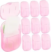 Travel Soap Box 20 Pieces Hand Soap Sheets Compact Portable for Traveling