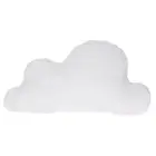 Cloud Throw Pillow Cute White 15in Long Short Plush Stuffed PP Cotton Couch NY9