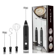 Electric Milk Frothers Handheld Wireless Blender USB Mini Coffee Maker5794