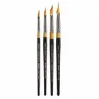 B-092 Premium 4 pc. Original Gold 9900 Series Miracle Wedge Artist Brush Set,...