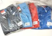 LOT: 4 Pairs JumpStart Men's Mesh Basketball Shorts - Blue, Black, Red - Large