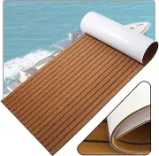 240×90cm Boat Decking EVA Foam Sheet Marine Teak Flooring EVA Yacht Carpet Brown