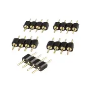 10x Male to Male 4 PIN RGB LED Strip Lights Controller Connectors 3528 5050 Lead