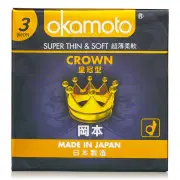 Okamoto Crown Condom 3pcs 3pcs/box