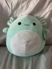 Squishmallows 10” Anastasia The Axolotl Teal Fuzzy Ears Plush Soft KellyToys