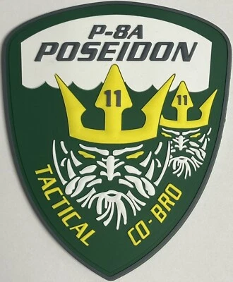 P-8A Poseidon Tactical Co-Bro 11 Squadron *NEW* RAAF PVC Patch Australia
