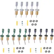 Contemporary Warm White LED Wall Bracket Lights for OO/HO Scale Pack of 5