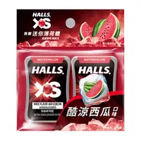 在飛比找蝦皮商城優惠-HALLS XS無糖薄荷糖酷涼西瓜量販27.6g【愛買】