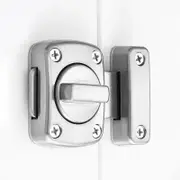 1pc Home Security Latch Gate Latch Door Slide Lock for Bathroom Toilet Door