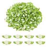 500 Pcs Mini Ribbon Roses Flowers Bows for Crafts, 15mm/0.6" Dia, Light Yellow