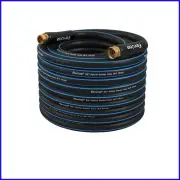 75ft Flexible Garden Hose - Heavy-Duty Kink-Resistant with 3/4" Brass Connectors